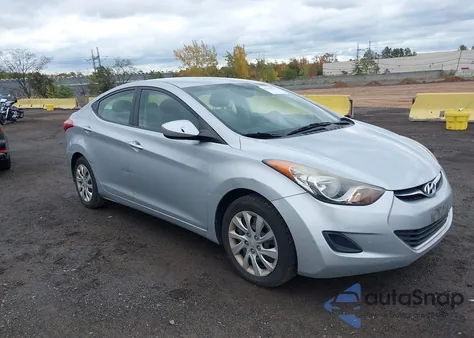 2011 Hyundai Elantra Gls из США, поврежденный, VIN 5NPDH4AE5BH061376